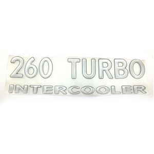 Знак 260 TURBO INTERCOOLER на облицювання кабіни (Казань)
