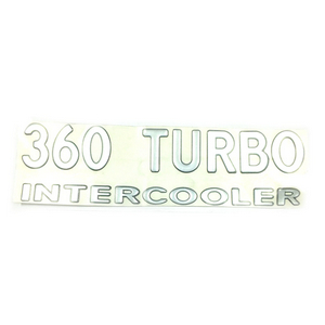 Знак 360 TURBO INTERCOOLER на облицювання кабіни (Казань)