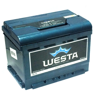 Акумулятор стартерний (WESTA) 6СТ-60 А3 Євро (242х175х175)