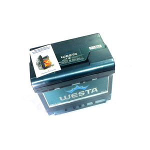 Акумулятор стартерний (WESTA) 6СТ-60 А3 60Ah EN600 (242х175х175) (+/-)