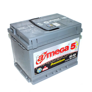 Акумулятор стартерний A-MEGA PREMIUM (M5) 6СТ-60 А3 60Ah EN600 (242×175×190)  Євро  (-/+)