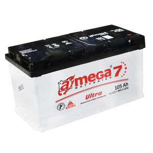 Акумулятор стартерний A-MEGA ULTRA (M7) 6СТ-105 А3 105Ah EN960 (353x175x190) Євро (-/+)