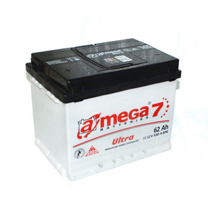 Акумулятор стартерний A-MEGA ULTRA (M7) 6СТ-62 А3 62Ah EN610 (242x175x190 (+/-)