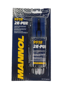 9918 2 K-PUR 30 g/Склад двокомпонентний для ремонту пластикових виробів Mannol 30 г.