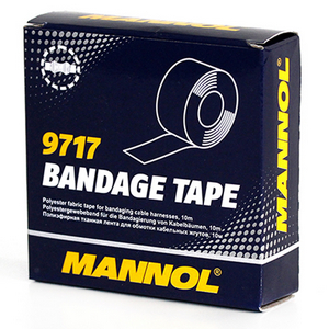 9717 Bandage Tape 25мм/10 м/Лента изоляционная полиэфирная тканная 25 мм*10 м изолента Mannol