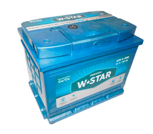 Акумулятор стартерний (W STAR Premium KAINAR) 6СТ-60 А3 60Ah EN620 (242x175x190) Євро (-/+)