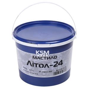 Мастило Литол - 24 2,7 кг.(КСМ Протек)