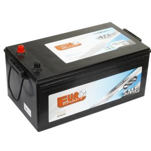 Акумулятор стартерний 230Ah 6СТ-230 EUROKRAFT SMF COLD START (+/-) EN1500A 514x276x242 з-д MONBAT Болгарія