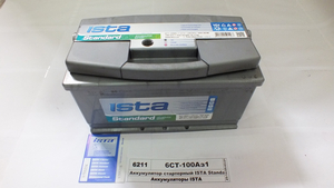 Акумулятор стартерний ISTA Standard 6СТ-100 Аз1 (352х175х190)