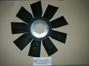Крильчатка вентилятора 740.30 чорний (660мм вуглепластик, без обічайки) (вир-ва КАМАЗ)