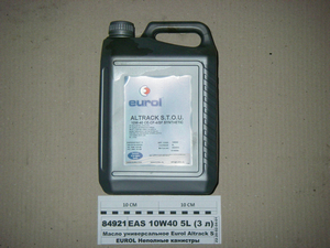 Масло універсальне Eurol Altrack Syn 10W40 CE-CF CF4 (всього 3 л)