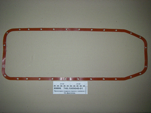 Прокладка піддону (силікон червоний) армовані отвори (ВТМ S.I.L.A.)