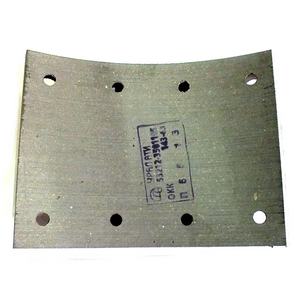 Накладка гальмівна 5320, 5511 сверленная  (УралАТІ)