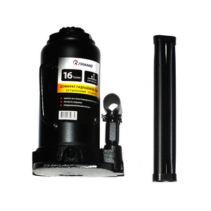 Домкрат 16-тонний 230-465мм пляшковий (ПРАМО)