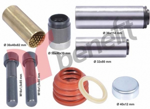 РК напрямних супорта направл + пильовик KNORR