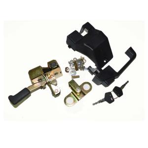 Замок двері лівої УК кнопковий в зборі з ручкою та ключами  (в-во Китай) 80-6105010