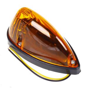 Ліхтар знак поїзда (крапля велика) помаранчевий 24V LED (в-...