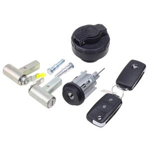 Комплект замків у зборі (замок запалювання, кришка бака, серцевини, ключ) (в-во FOTON) L161000000104