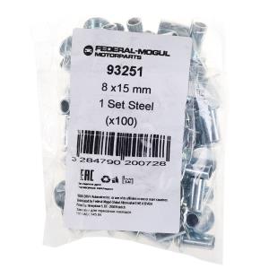 Заклепка 8х15 для барабанного гальма (лита сталь) (0,518кг,...