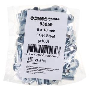 Заклепка 8х18 для барабанного гальма (лита сталь) (0,464кг,...