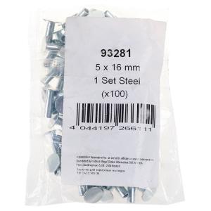 Заклепка 5х16 для барабанного гальма (лита сталь) (0,263кг,...