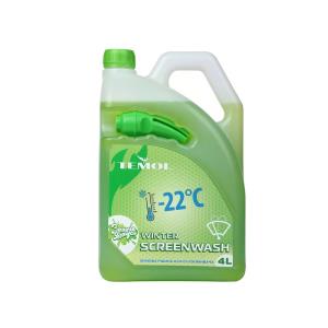 Омивач скла зимовий TEMOL WINTER SCREENWASH -22°C Зелене яблуко без метанолу з лійкою 4 л