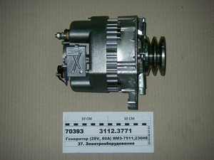 Генератор (28V, 80A) ЯМЗ-7511,236НЕ,БЕ (пр-во Элтра, г.Ржев) 4573710753 3112.3771