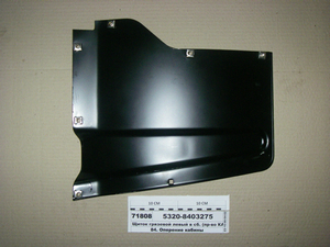Щиток грязевой левый в сб. (пр-во КАМАЗ)