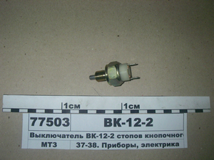 Вимикач ВК-12-2 стопів кнопкового типу (в-во Екран Білорусь)