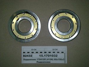 Підшипник 170412Л (412N) 60х150х35мм (KG, NRM)
