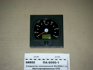Спідометр електронний ПА-8090-1 (квадрат) (пр-во Вітебськ) ПА8090-1