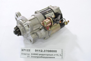 Стартер КАМАЗ редукторний z=10, 5,5кВт ан.СТ142Б2 (Самара)