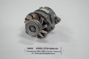 Генератор (28V, 80A) ЯМЗ-238Д, 238Б (з-д ім. Тарасова)